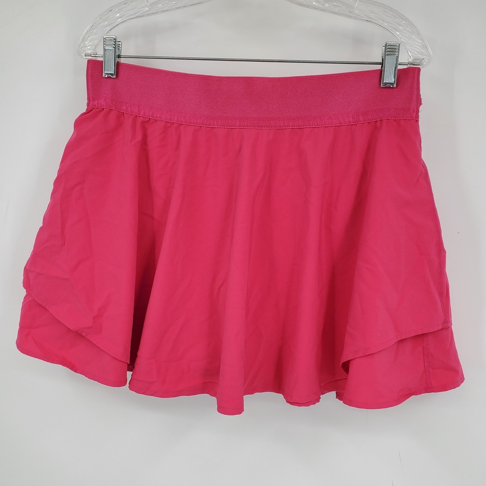 90 Degree By Reflex Pink Lightstreme Hypersonic Layered Skort XL Tennis Preppy